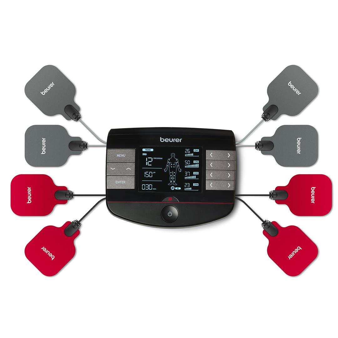 sm__k_1_em89-1 Beurer 4-ühes, soojendusfunktsioon, must - Digitaalne TENS/EMS stimulaator - Image 1
