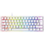 Razer Huntsman Mini Mercury Edition, Red Switch, RUS, valge - Juhtmega klaviatuur
