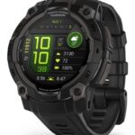 Garmin Instinct 3 Smart Watch 45 mm AMOLED Black with Black Band