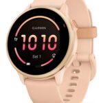 Garmin Vivoactive 6 Smart Watch 30.4 Metallic Pink Dawn with Pink Dawn Band