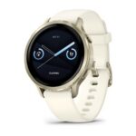 Garmin Venu 4 Smart Watch 41 mm Lunar Gold / Bone Silicone Band