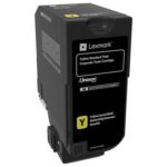 Lexmark 74C2SY0 Toner Cartridge, Yellow