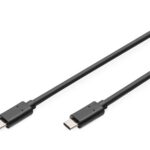 Digitus AK-300138-030-S USB-C Cable, USB-C 2.0 Male į USB-C 2.0 Male, 3 m, Black