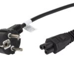 Lanberg CA-C5CA-11CC-0018-BK Power Cable Euro CEE 7/7 to C5 1.8M, Black
