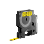 DYMO D1 Standard 40918 (S0720730) Label Tape, 9mm x 7m, Black on Yellow