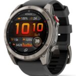 Garmin Fenix 8 Pro Smart Watch 51 mm AMOLED Sapphire, Titanium, Graphite/Black silicone band