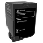 Lexmark 74C2SK0 Toner Cartridge, Black