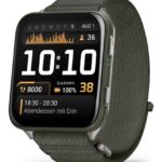 Garmin Venu X1 Smart Watch Moss, Titanium Caseback / Moss ComfortFit Nylon Band
