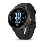 Garmin Venu 4 Smart Watch 41 mm Slate / Black Silicone Band