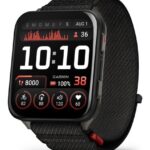 Garmin Venu X1 Smart Watch Black, Slate Titanium Caseback / Black ComfortFit Nylon Band