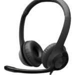 Logitech H390 Wired Headset, USB-C, Black