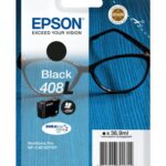 Epson 408L (C13T09K14010) Ink Cartridge, Black