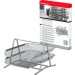 Dokumendisahtel ERICH KRAUSE Compass Classic A4 metallist hõbedane