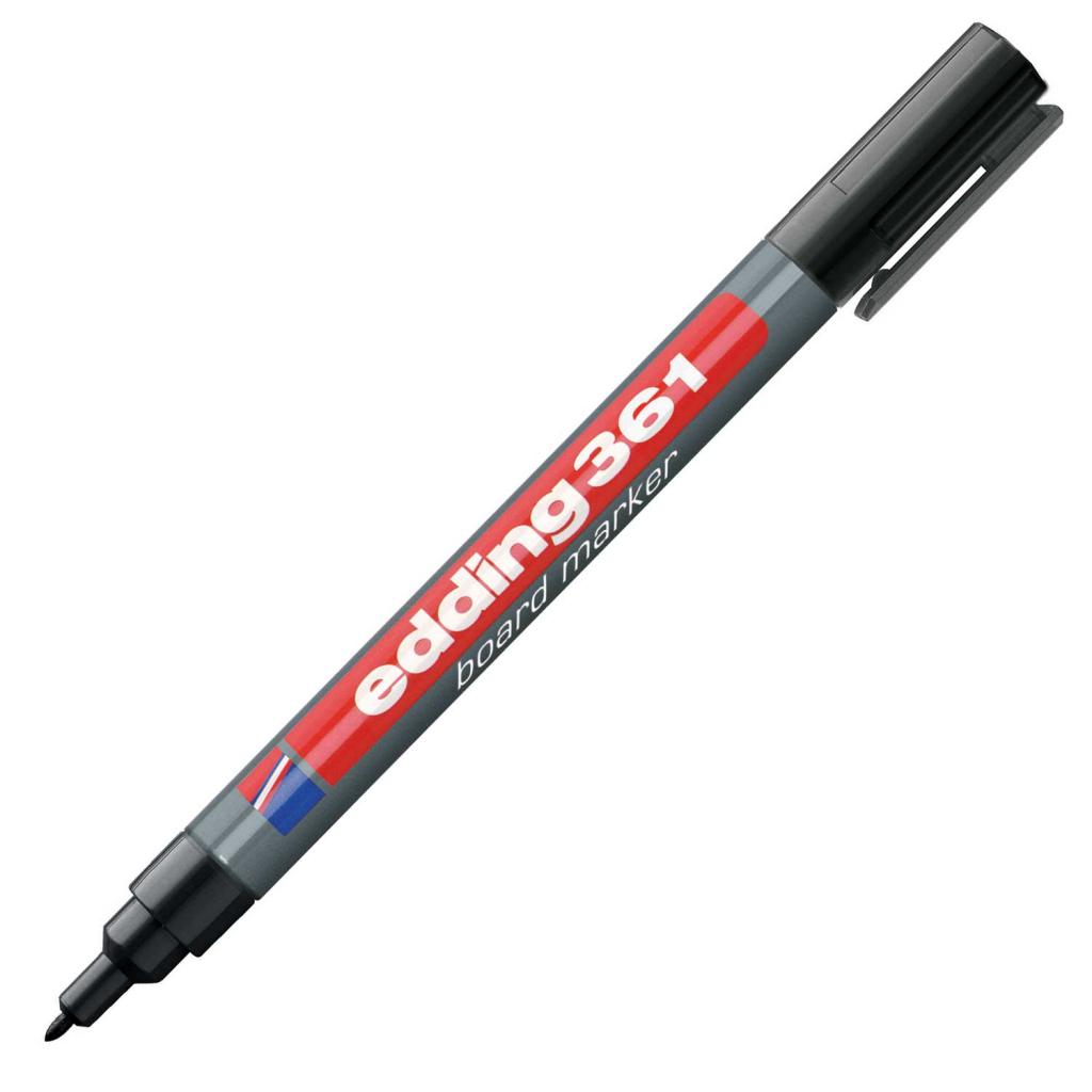 ed036101-3 Tahvlimarker EDDING 361 1mm must - Pilt 1