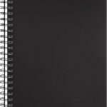 Kaustik spiraalköites A4 ruuduline NOTE 60 lehte plastkaaned must