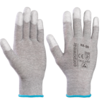 Töökindad nailonist antistaatilised ESD PU-kate näpuotstes KK38 nr.11