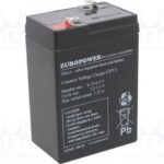 BATTERY 6V 4.5AH VRLA/EP4.5-6 EUROPOWER EMU