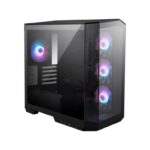 Case MSI MidiTower Case product features Transparent panel Not included MicroATX Colour Black...