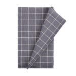 Laudlina LINEN 136x136cm, hall ruut, 100% linane, kangas 120