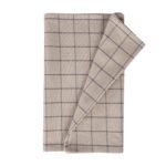 Linik LINEN 43x170cm, linane ruut, 100% linane, kangas 939