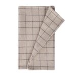 Laudlina LINEN 136x136cm, linane ruut, 100% linane, kangas 939