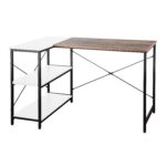 Kirjutuslaud HEDVIG 120x80xH76cm, tamm/must