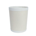 Prügikast WILMA 22x22x27,5cm, kreem