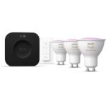 Philips Hue White & Color Ambiance starter kit, GU10, 3 tk - Nutivalgusti komplekt