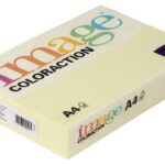 Värviline paber A4 160g IMAGE Coloraction nr.55 kahvatukollane (Desert) 250 lehte