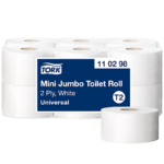 Tualettpaber 2-kihiline TORK Mini Jumbo T2 Universal 150m (110298)