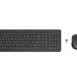 HP 330 Combo Wireless Keyboard + Mouse RF Wireless, US Int, Black