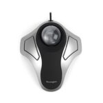 Kensington Orbit Optical Trackball Wired Mouse with trackball, Silver