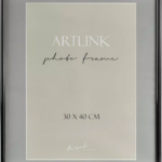 Pildiraam 30x40cm DECOLINE must plastik raam