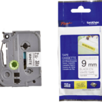 Kleepkirjalint/markeerimislint BROTHER Strong TZE-S221 9mm must/valgel