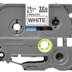 Kleepkirjalint/markeerimislint BROTHER TZE-241 18mm must/valgel analoog