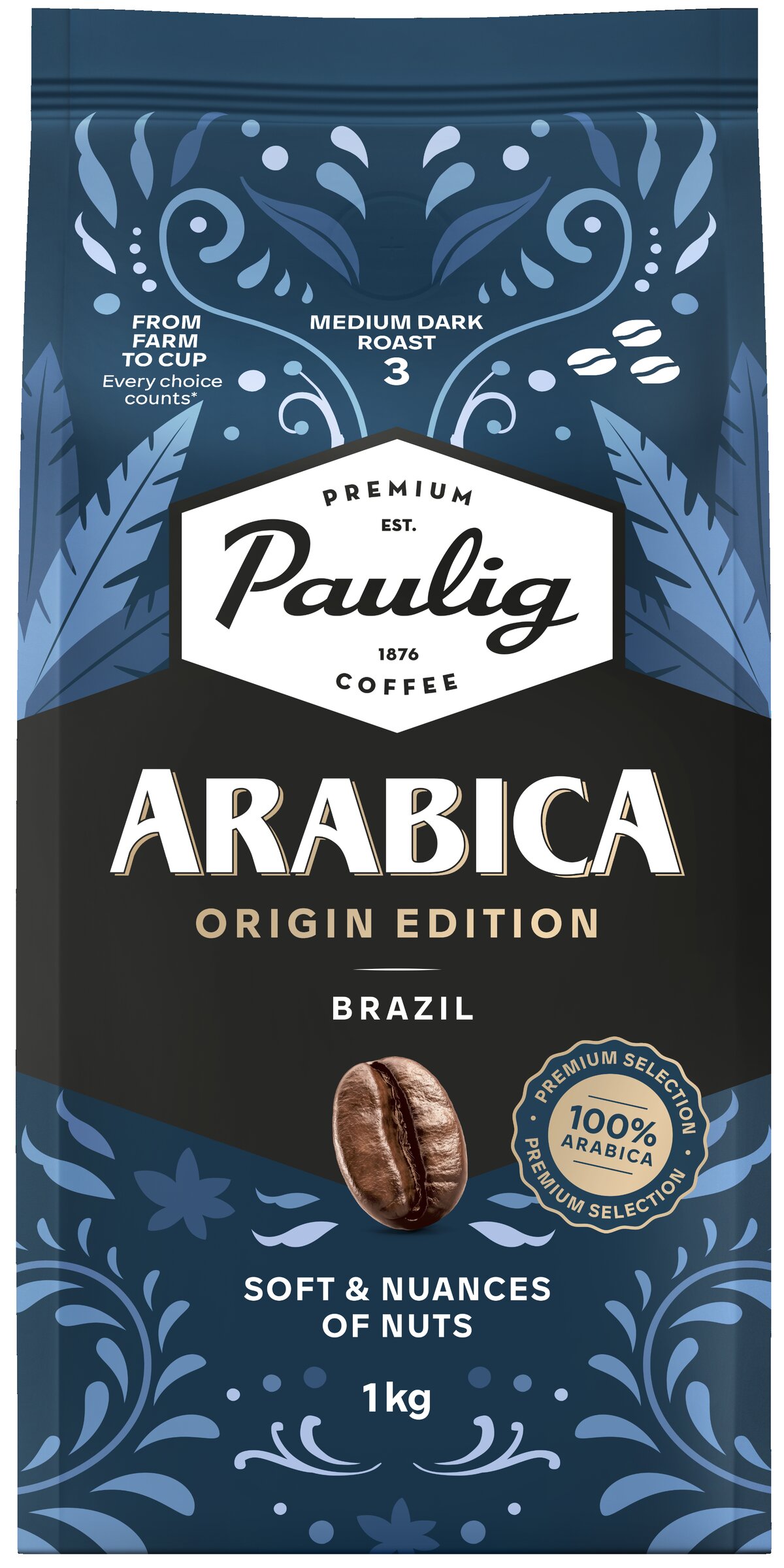 kohvioad-paulig-arabica-origin-edition-brazil-1kg Kohvioad PAULIG Arabica Origin Edition Brazil 1kg - Image 1