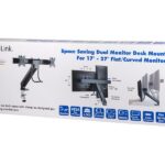 LOGILINK Dual monitor mount 17–27inch