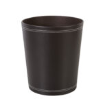 Prügikast WALTER D25xH28cm, tumepruun, kunstnahk
