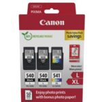 Canon PG-540L/CL-541XL (5224B015) Photo value pack Ink Cartridge Multipack, BK/CMY