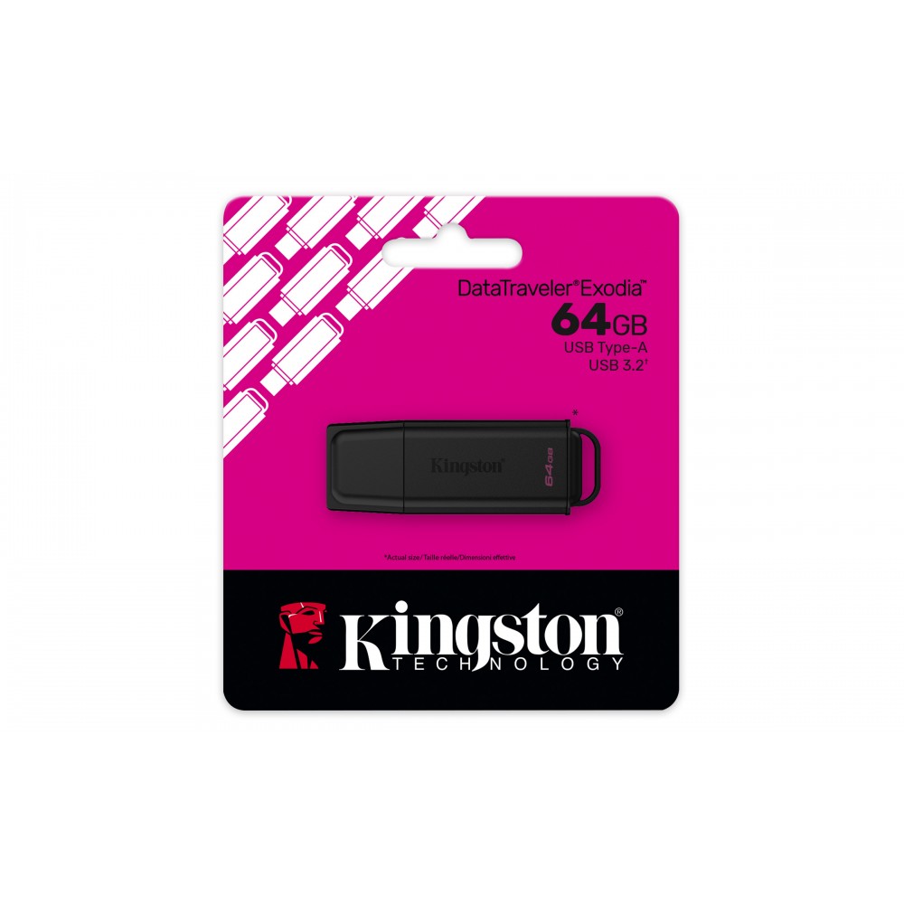 malupulk-64gb-kingston-exodia-must-usb-3.2-1-4 Mälupulk 64GB KINGSTON Exodia must USB 3.2 - Pilt 1