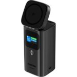 Canyon OnPower 150, 15 000 mAh, USB-A, USB-C, Qi2, tumehall - Akupank