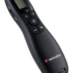 Verbatim 32364 Keynote Wireless Presenter with LCD Display and Red Laser Pointer, Black