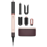 Dyson HS09 Airwrap Co-anda2x Straight+Wavy Hair Multi-Styler, Ceramic Pink/Rose Gold