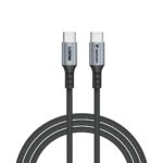 Verbatim 31846 Sync & Charge Cable USB-C to USB-C 100W 480Mbps 120cm, Grey/Black