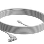 Logitech Rally Mic Pod Extension Cable, 10 m, White