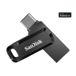 SanDisk Ultra Dual Drive Go USB Flash Drive 256GB, USB-C/USB-A 3.2 Gen 1, Black