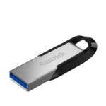 SanDisk Ultra Flair USB Flash Drive 64GB, USB-A 3.0, Black/Silver