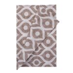 Linik LONETA NEW 43x116cm, beež motiiv, 50% puuvill 50% polüester, kangas 035