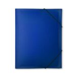Plastmapp kummiga A4 b.n.t Office sinine