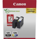 Canon PG-585/CL-586 (6205C004) Photo value pack Ink Cartridge Multipack, BK/CMY
